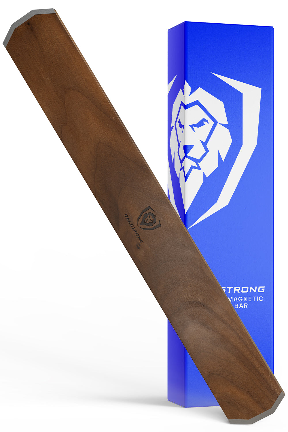 Premium Walnut Magnetic Knife Holder - Strong Wall-Mounted Knife Storage for Kitchen | Dalstrong © | Perfect for Chefs & Home Cooks Organizing Knives Safely