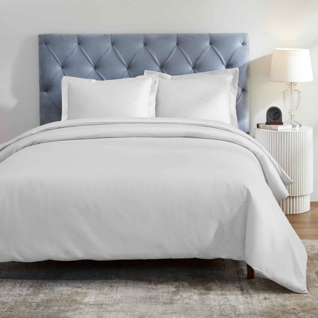 Luxury 1200 Thread Count Egyptian Cotton Duvet Cover Set - King Size, Soft Breathable Bedding for Hotel & Home Use