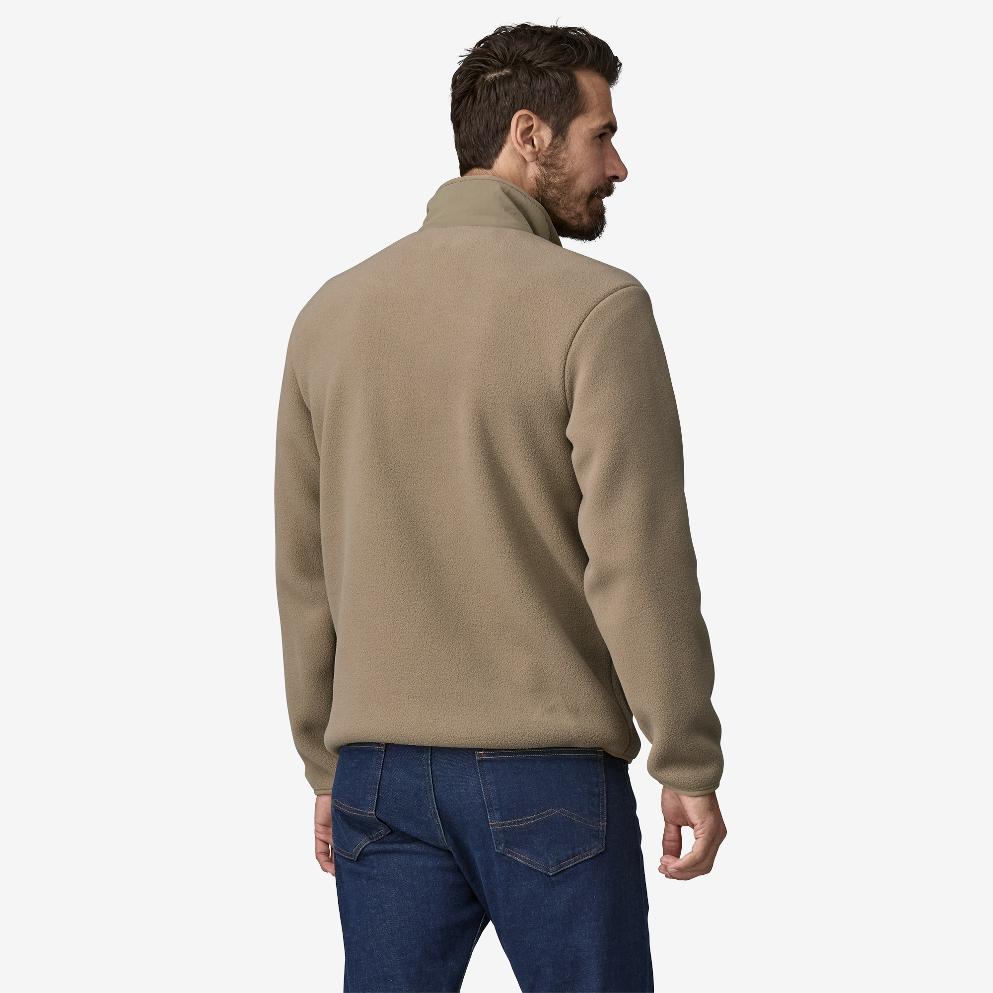 Men's Synchilla® Fleece Jacket - Lightweight Warm Pullover for Outdoor Hiking & Casual Wear
