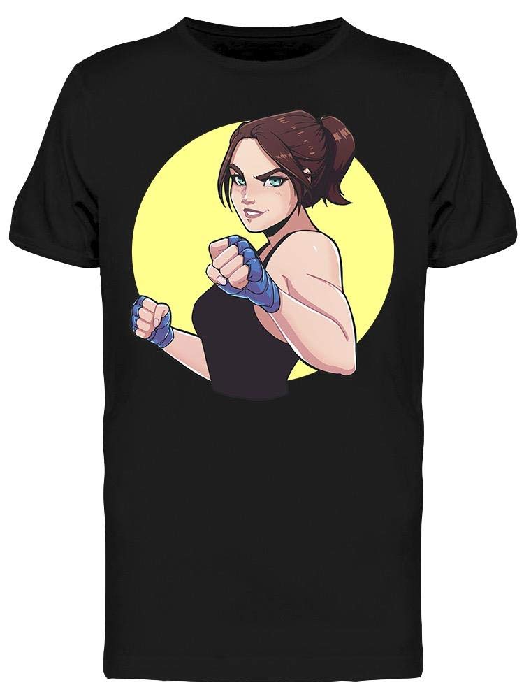 Stylish Anime Graphic T-Shirt for Men - Sporty Girl Design - Perfect for Casual Wear, Gaming & Anime Conventions