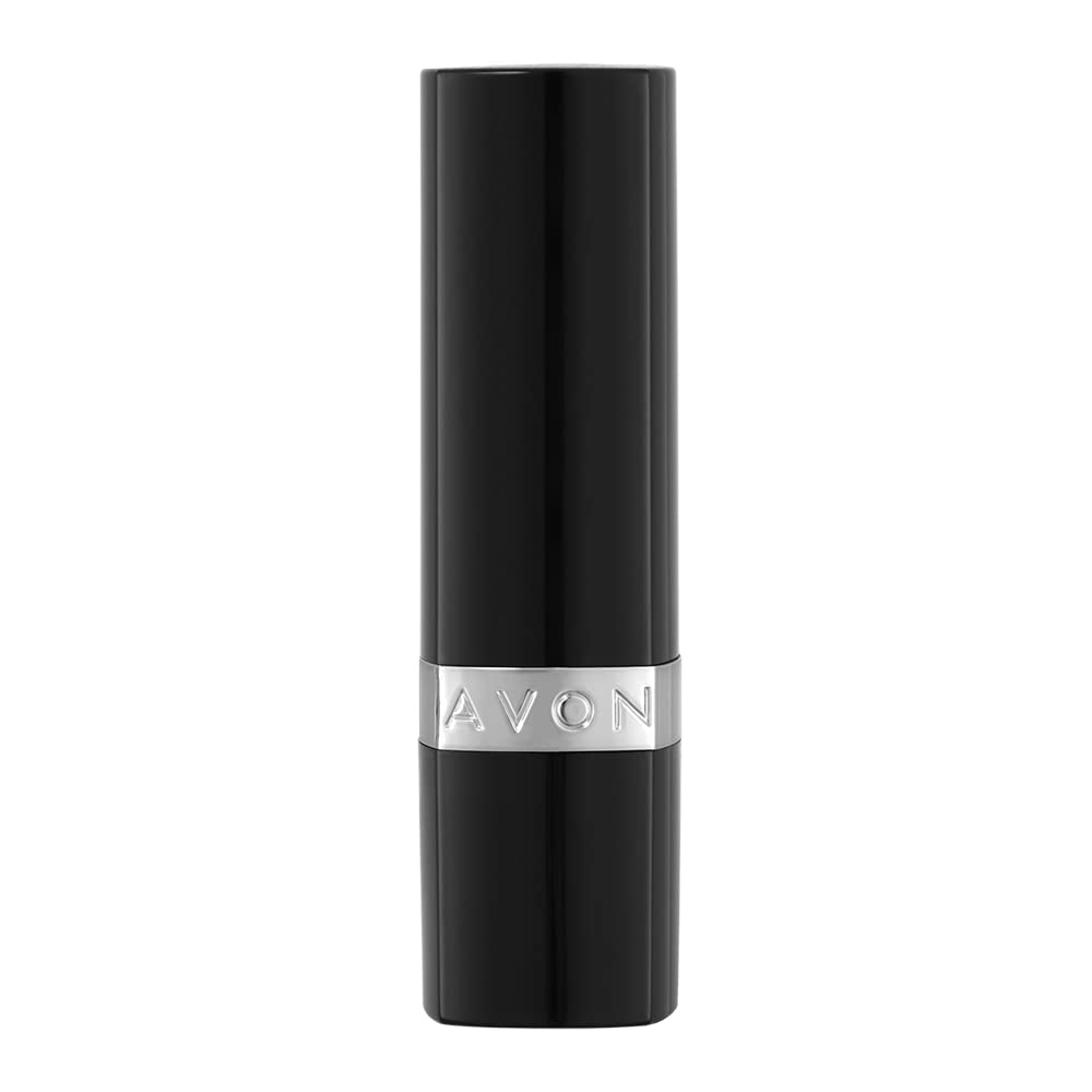 Avon True Color Lipstick SPF 15 - Creamy Shea Butter Lipstick for Hydration & Sun Protection | Long-Lasting Nourishing Lip Color in Scarlet Siren | Perfect for Daily Wear, Date Nights & Special Occasions