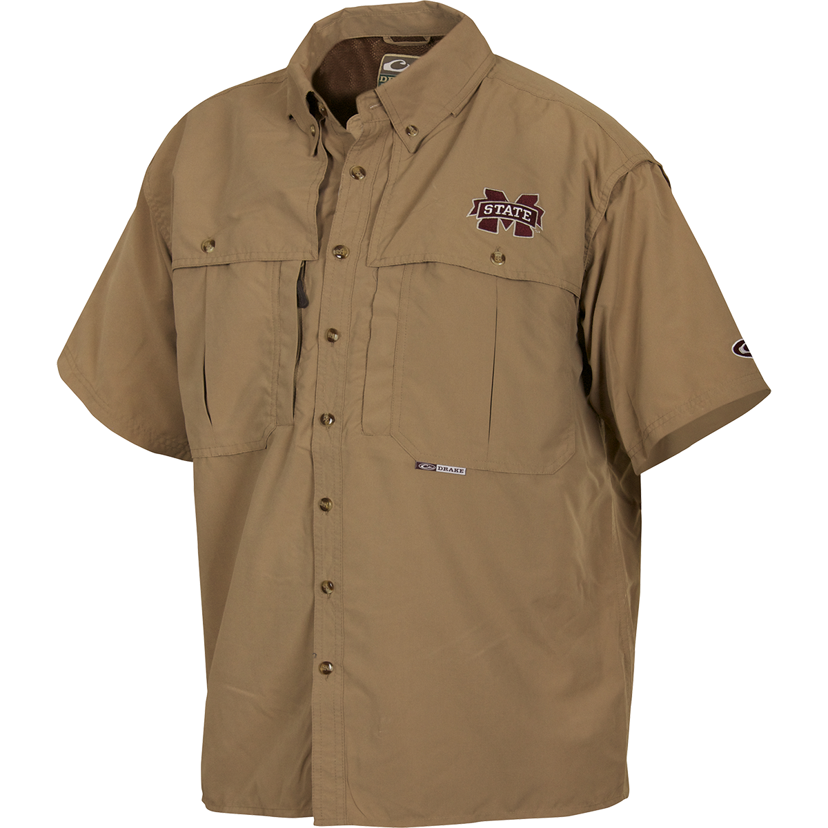 Mississippi State Wingshooter's Short Sleeve Shirt for Hunting & Outdoor Activities - Comfortable & Durable Hunting Apparel for Men