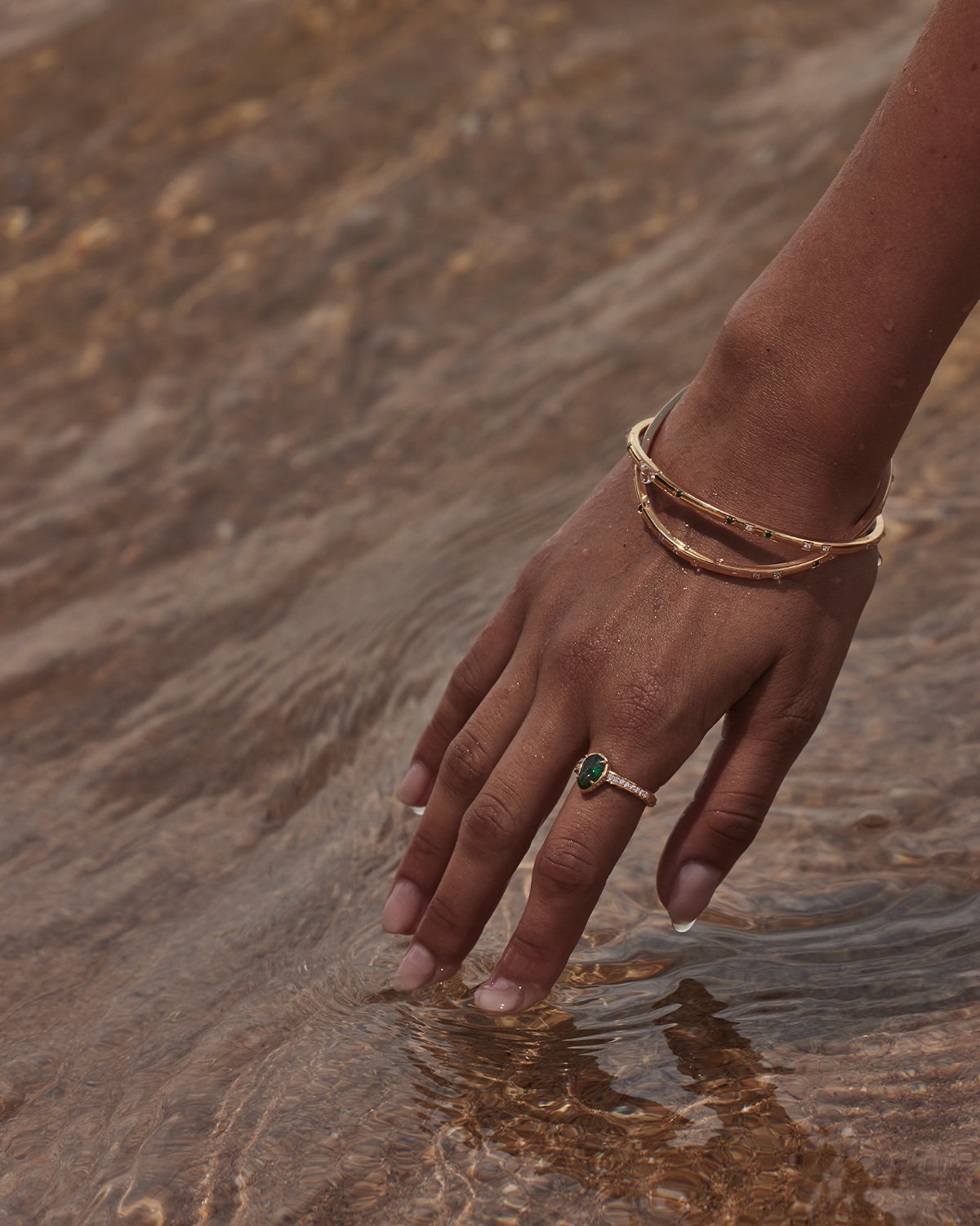 18K Gold Vermeil Soul Searching Ring - Elegant Stackable Jewelry for Women, Perfect for Everyday Wear & Special Occasions
