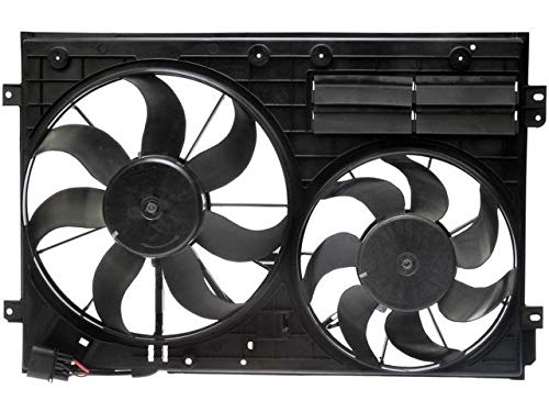 Volkswagen Tiguan 2.0L 4-Cylinder Auxiliary Radiator Fan Assembly (2009-2017) - Replacement Cooling System Part for Engine Overheating Prevention - Perfect for Summer Driving & Off-Road Adventures