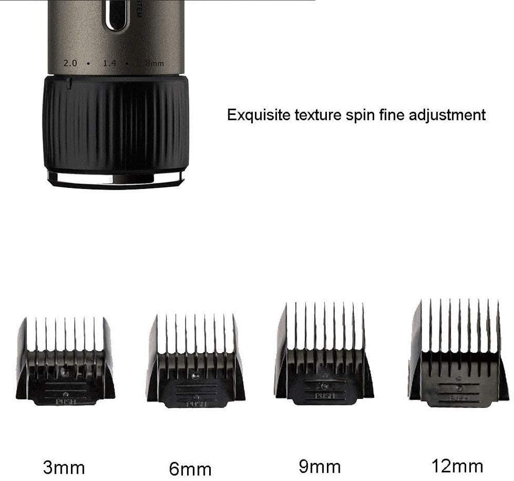 Professional Cordless Hair Clippers for Men - Rechargeable Hair Trimmer with Steel Cutter Head, Hair Cutting & Grooming Kit for Men, Kids & Family | Perfect for Home Haircuts, Beard Trimming & Personal Grooming