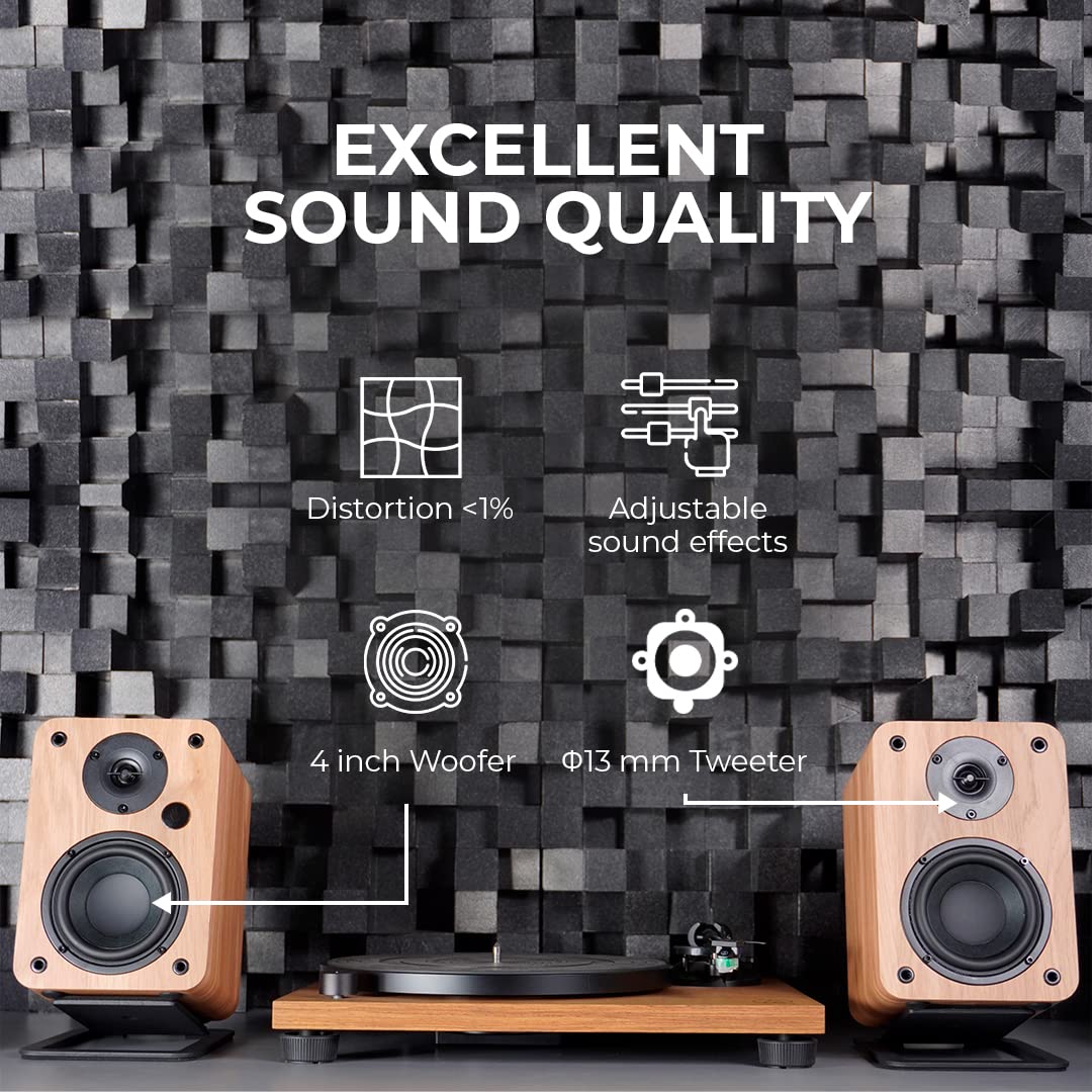 VULKKANO A4 Active Studio Monitor Speakers with 4
