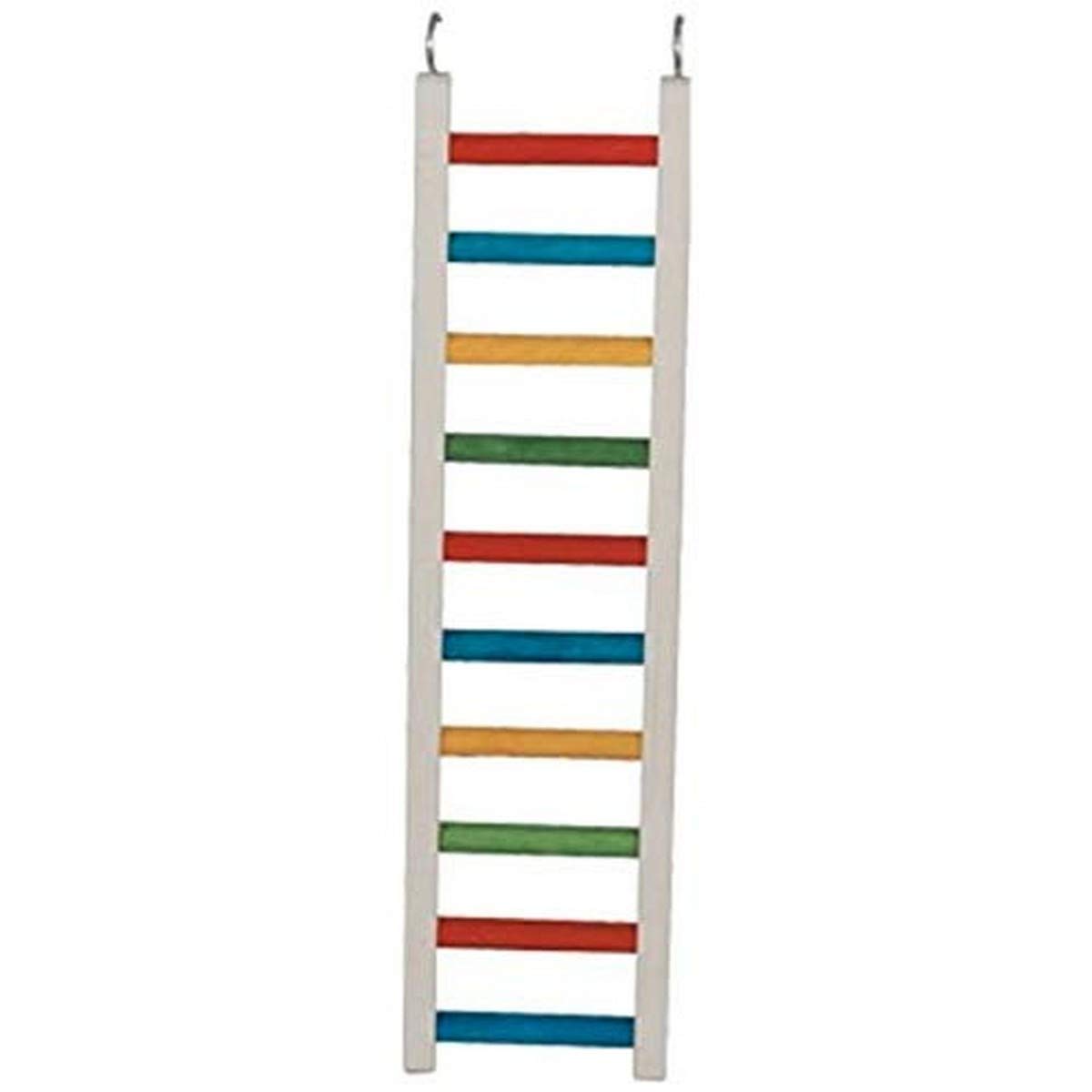 Paradise Toys 24-Inch Natural Wood Bird Ladder Perch - Perfect for Parrots, Cockatiels & Small Birds - Cage Climbing Toy for Play & Exercise