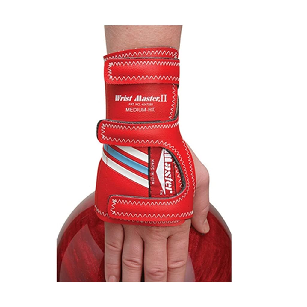 Master Wrist II Red Right Hand Medium Support Brace - Pain Relief for Carpal Tunnel, Arthritis & Tendonitis - Ideal for Office Work, Gaming & Sports Activities