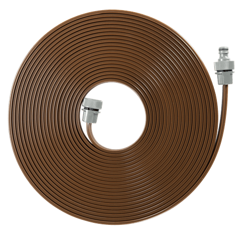Gardena 15m Brown Sprinkler Hose - Flexible Watering Solution for Lawns, Gardens & Flower Beds (1999 20) - Perfect for Yard Irrigation & Plant Care