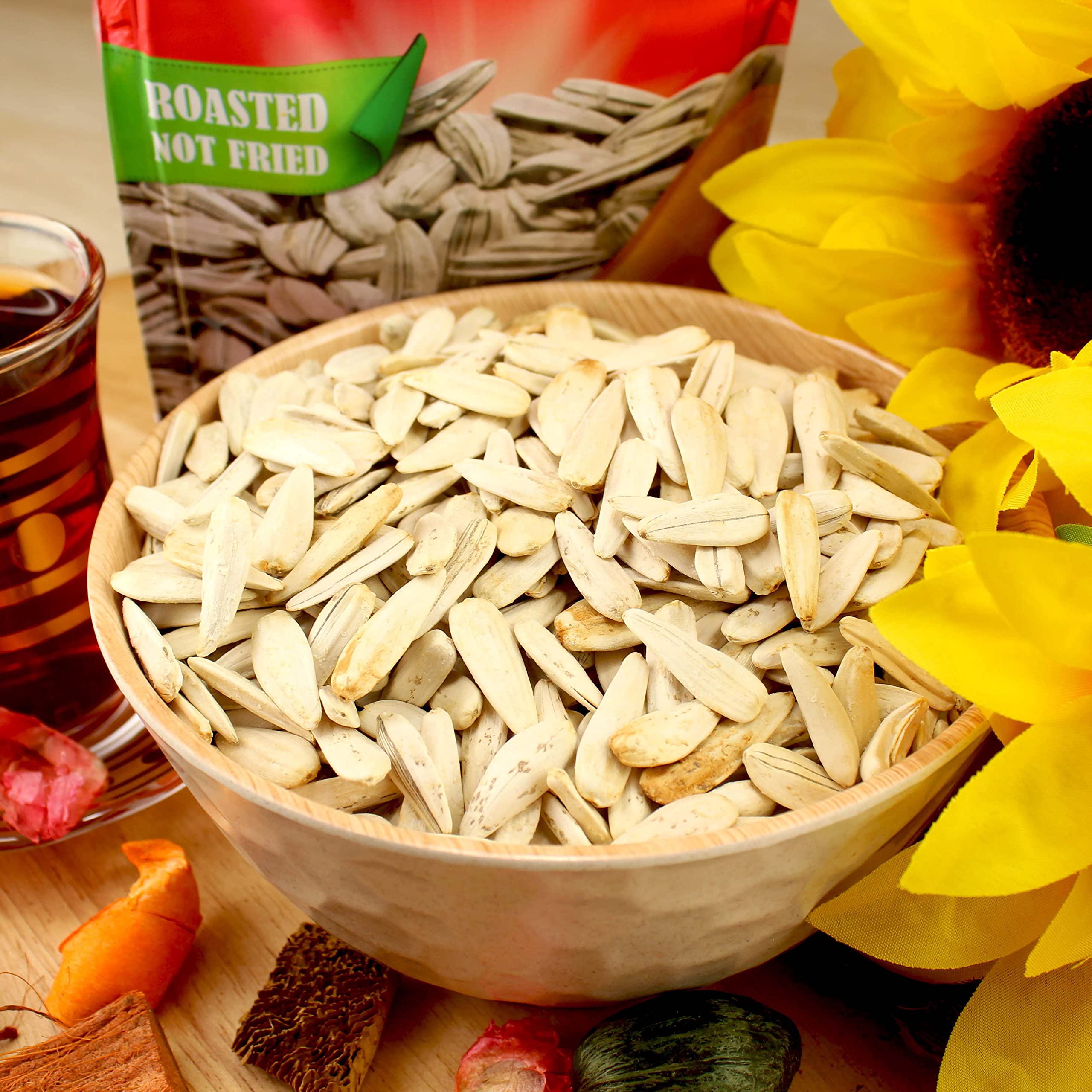 Baraka Lightly Salted Jumbo Sunflower Seeds in Shell - Keto Friendly, Vegan, Gluten Free Snack Rich in Protein, Fiber & Vitamins | Perfect for Hiking, Road Trips & Healthy On-the-Go Snacking (10.58 Oz)