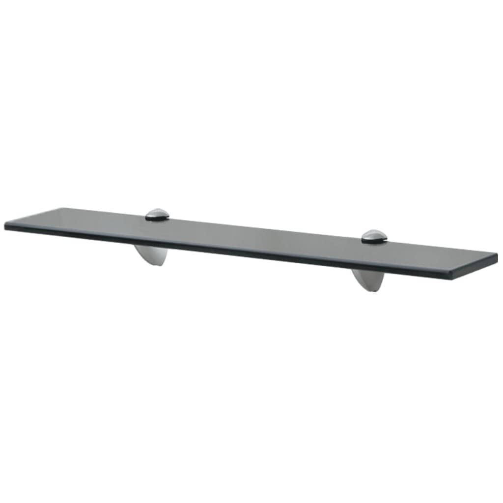 Multifunctional Floating Wall Shelves - Set of 2 Tempered Glass Shelves 23.6