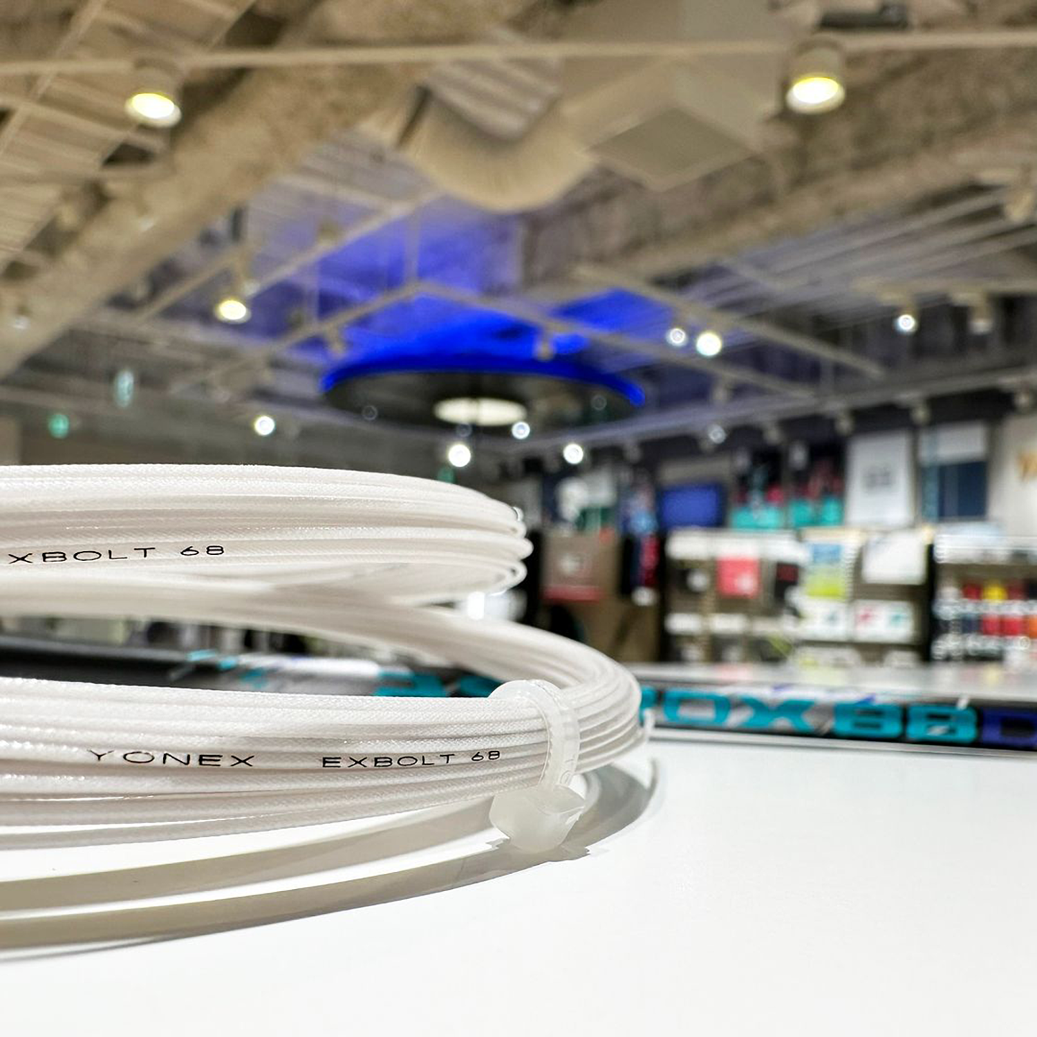 Yonex Exbolt 68 Badminton String - 10m Length, 6 Color Options | High Performance String for Competitive Play & Training