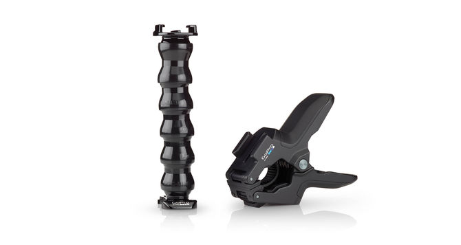 GoPro Jaws Flex Clamp Mount - Universal Action Camera Accessory for Bikes, Surfboards & Helmets | Durable Hands-Free Grip for Adventure Sports & Outdoor Activities