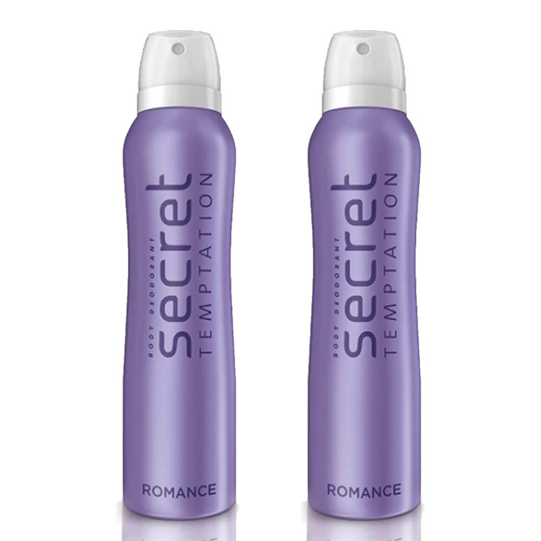Secret Temptation Women's Romantic Body Spray - 150ml (Pack of 2) | Long-Lasting Fragrance for Date Night, Special Occasions & Daily Confidence Boost