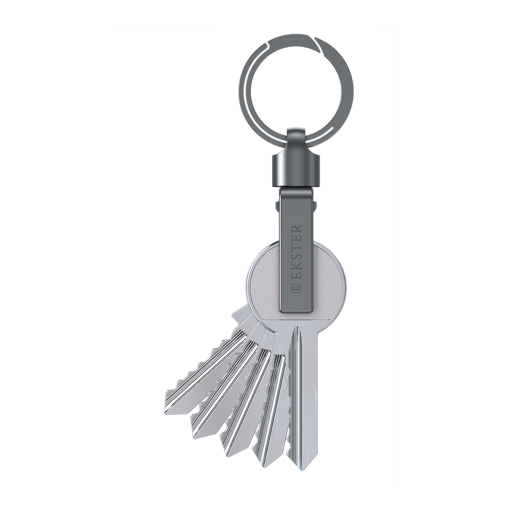 Stylish Key Holder Organizer - Durable Metal Keychain with Hook for Home, Office & Car Keys | Perfect for Key Storage & Organization