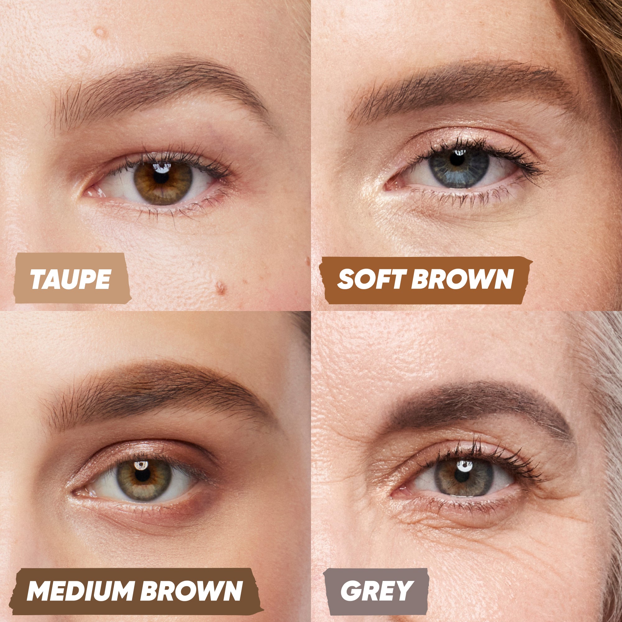 Brow Pop Dual Action Defining Pencil - Waterproof Eyebrow Pencil with Spoolie Brush for Natural Looking Brows - Perfect for Daily Makeup, Salon Use & On-The-Go Touch Ups