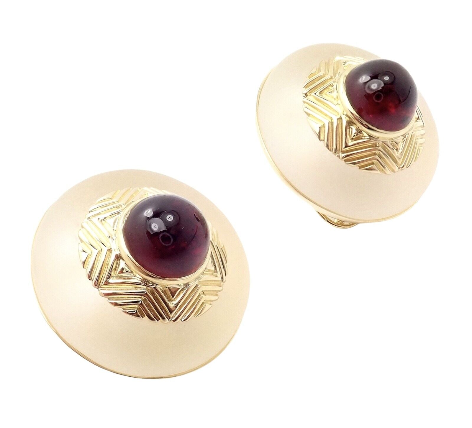 Vintage Authentic Tiffany & Co. 18k Yellow Gold Tourmaline Crystal Earrings - Rare Luxury Jewelry for Women, Gift for Anniversary & Special Occasions