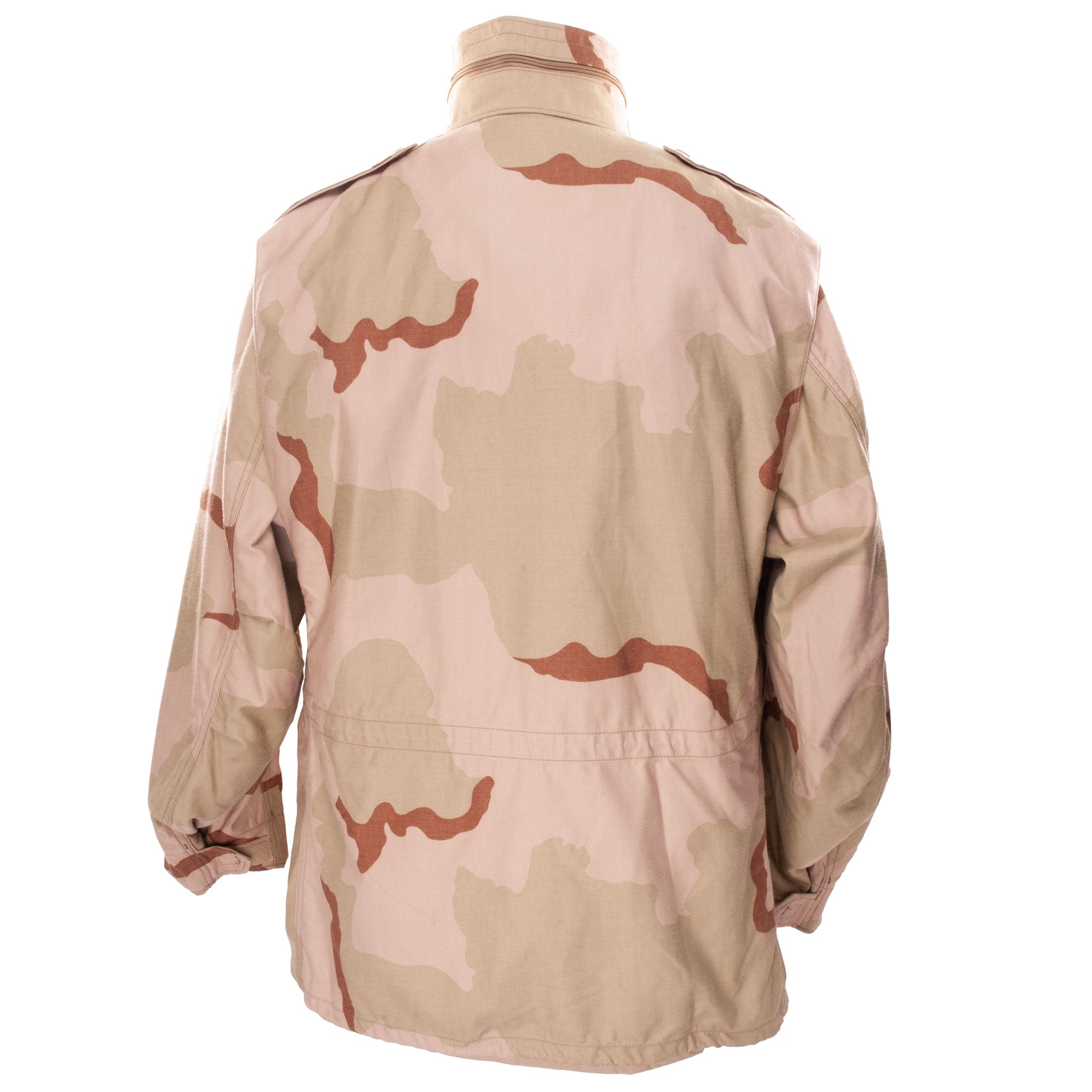 Vintage US Army M65 Field Jacket - Desert Camo 1989 Large Regular Deadstock NOS | Military Surplus Outerwear for Hiking, Camping & Outdoor Adventures