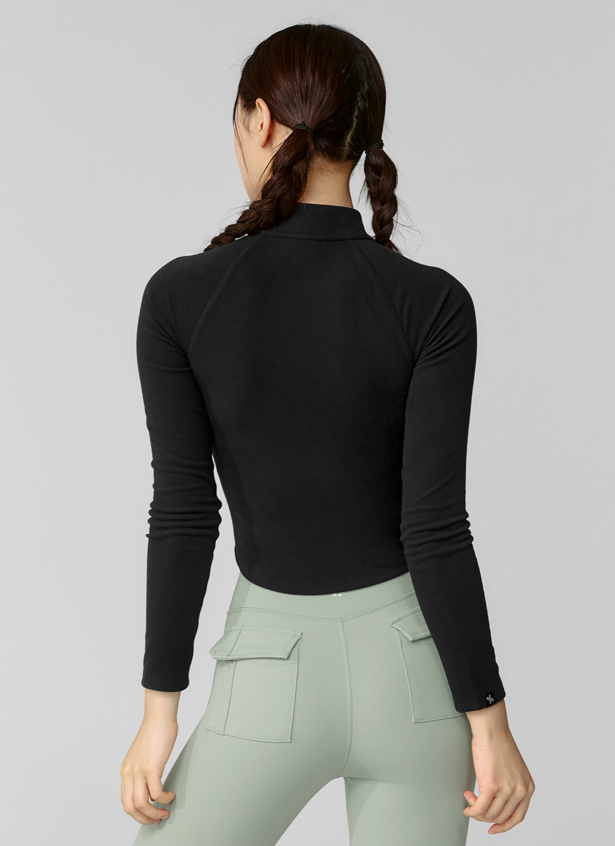 Active Crop Slim Fit Zip Up Jacket for Women - Lightweight Workout Running Hoodie - Perfect for Yoga, Gym & Outdoor Sports