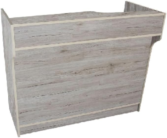 Only Hangers Barnwood Ledgetop Register Counter - 6 Feet Rustic Wooden Cash Wrap for Retail Stores & Boutiques | Perfect for Checkout Counters, Reception Desks, and Farmhouse Decor