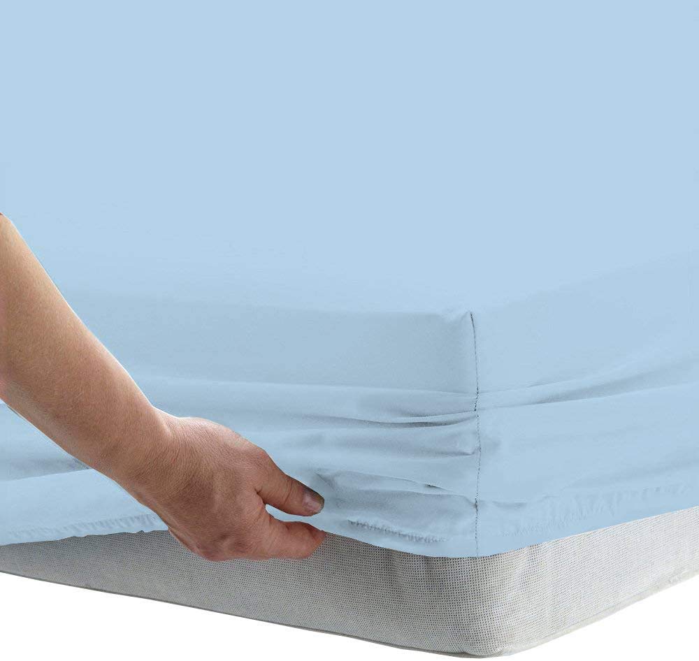 Premium 600 Thread Count 100% Cotton Split King Sheet Set for Adjustable Beds - 15