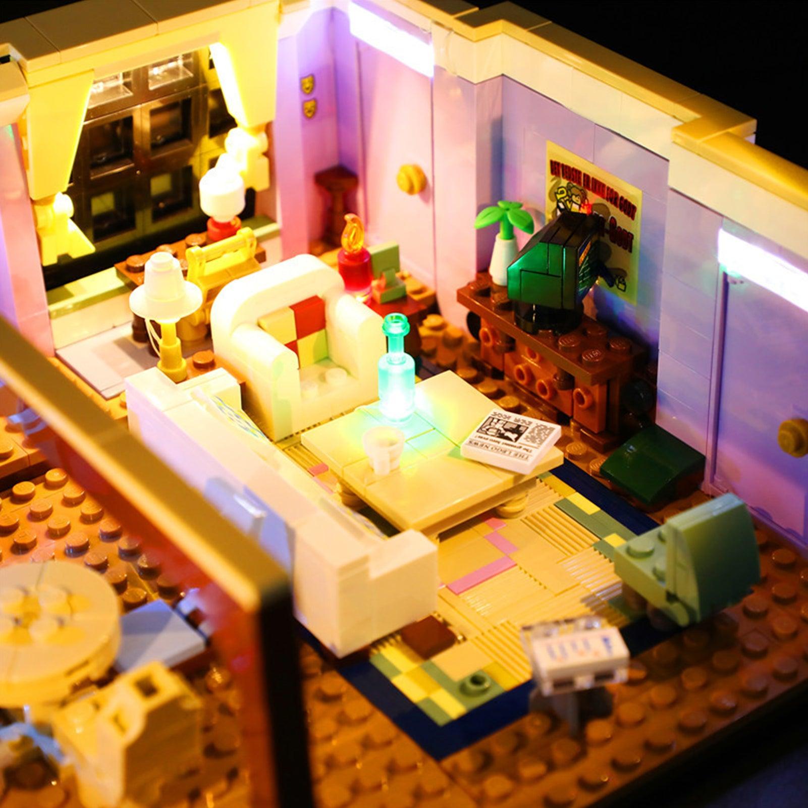 LEGO Ideas Friends Apartments 10292 Light Kit - Compatible with LEGO Building Sets - DIY Lighting Solution for LEGO Models - Perfect for Home Decor, Gift Giving & Display Scenes