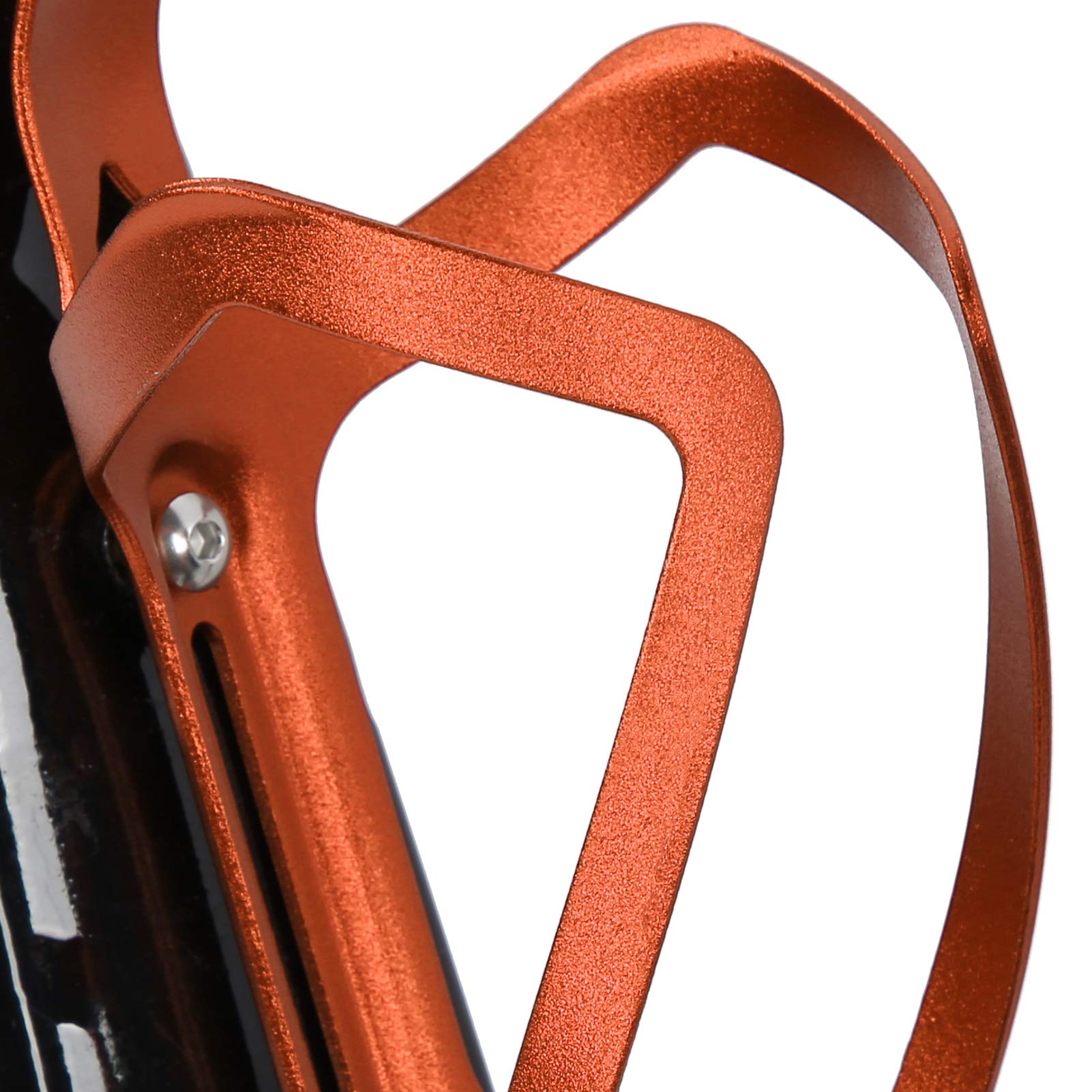 Dilwe Metal Water Bottle Holder - Bike Bottle Cage Mount for Mountain & Road Bikes - Secure Orange Bicycle Drink Rack - Perfect for Cycling, Commuting & Outdoor Adventures