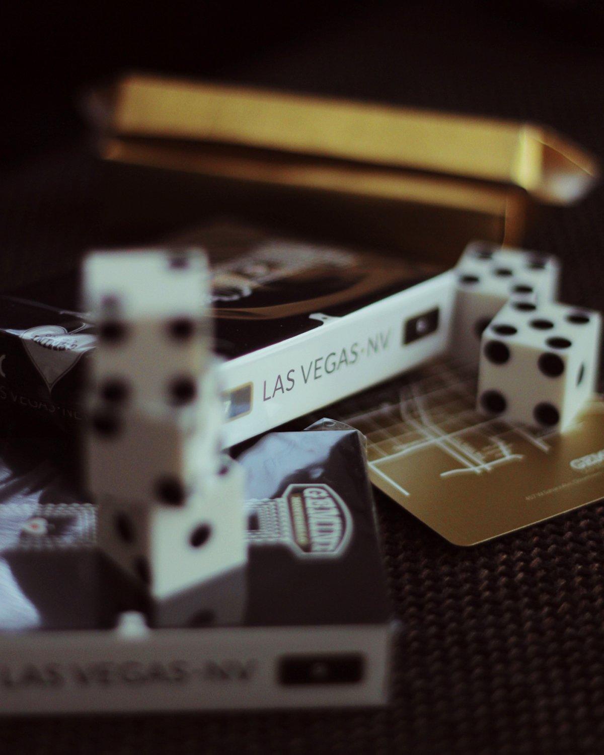 Premium Black Gemini Casino Playing Cards - 2 Decks of High-Quality Plastic Coated Cards for Poker, Blackjack, and Magic Tricks - Perfect for Game Nights, Casino Parties, and Professional Cardistry