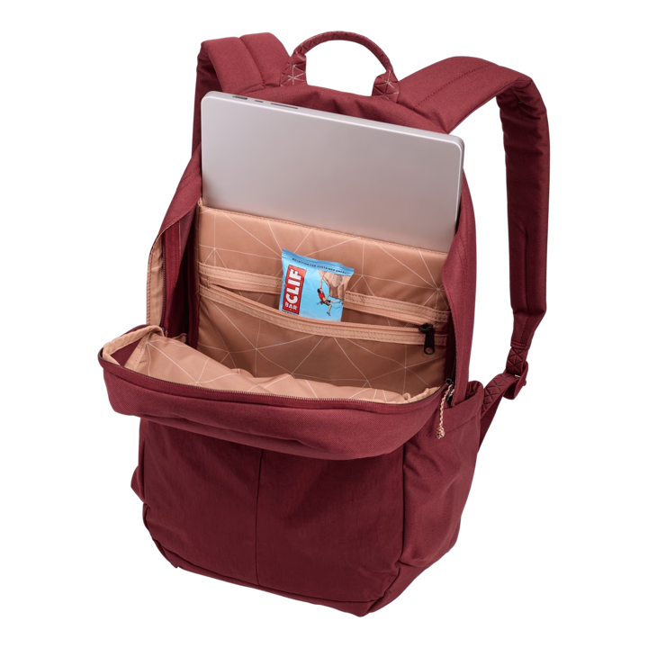 Thule Notus 20L Red Travel Backpack - Lightweight Durable Carry-On Luggage for Hiking, Commuting & Air Travel