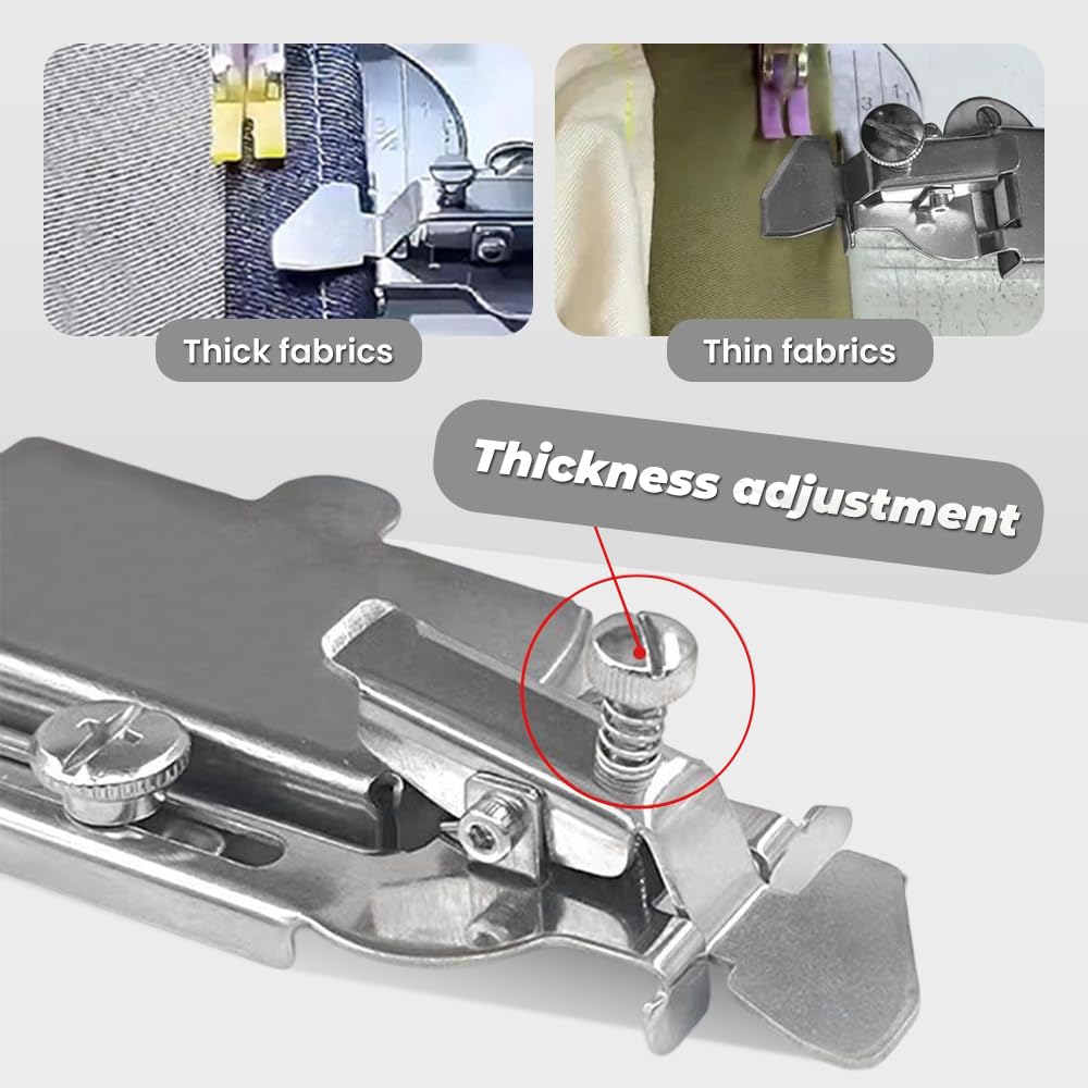 2024 Upgraded Magnetic Seam Guide for Sewing Machine - Professional Magnetic Sewing Guide with Clip & Walking Foot Guide | Essential Sewing Accessories for Quilting, Dressmaking & DIY Projects (1 Pack)