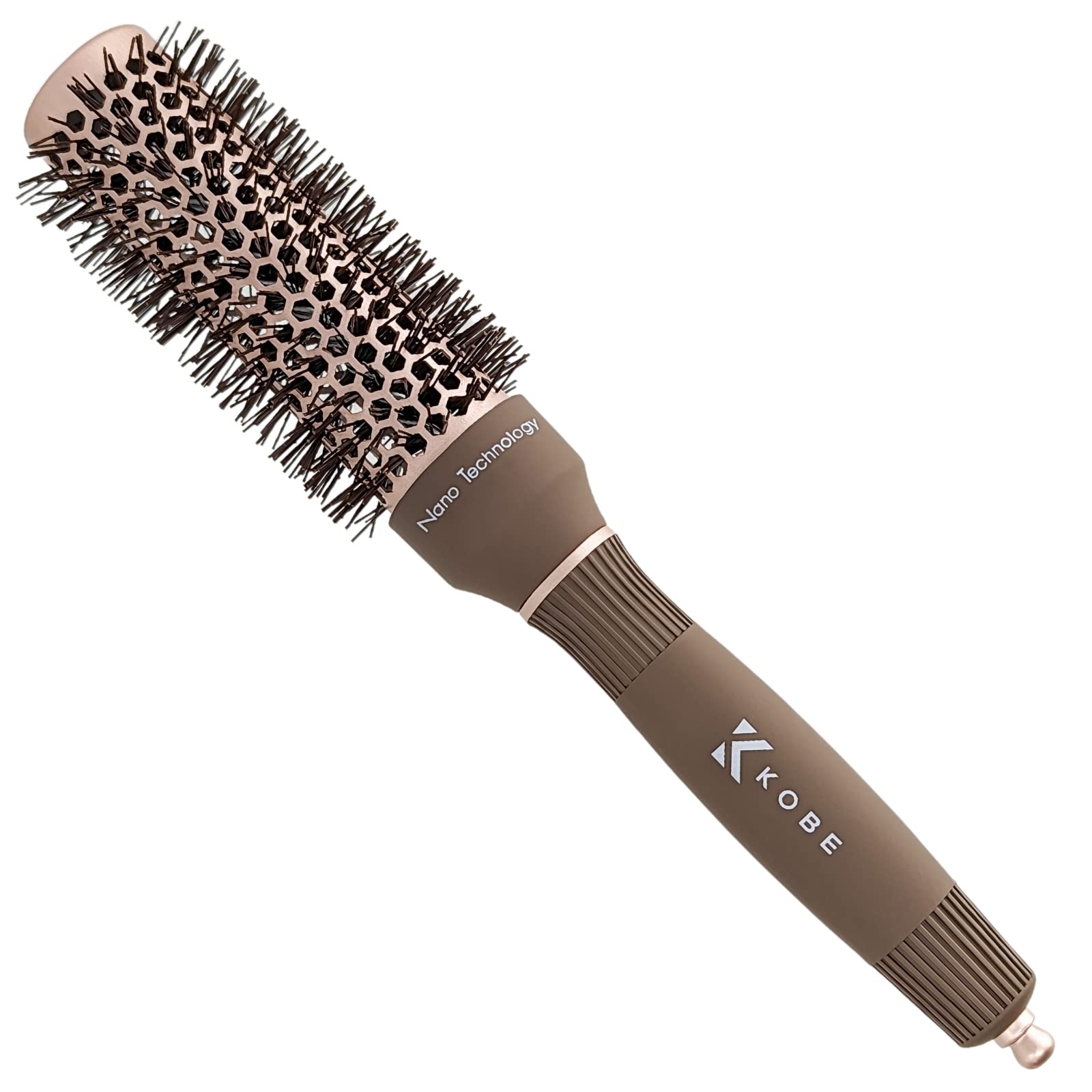 Kobe Ionic Hair Brush for Blow Drying - 32mm Ceramic Round Brush for Salon & Home Use