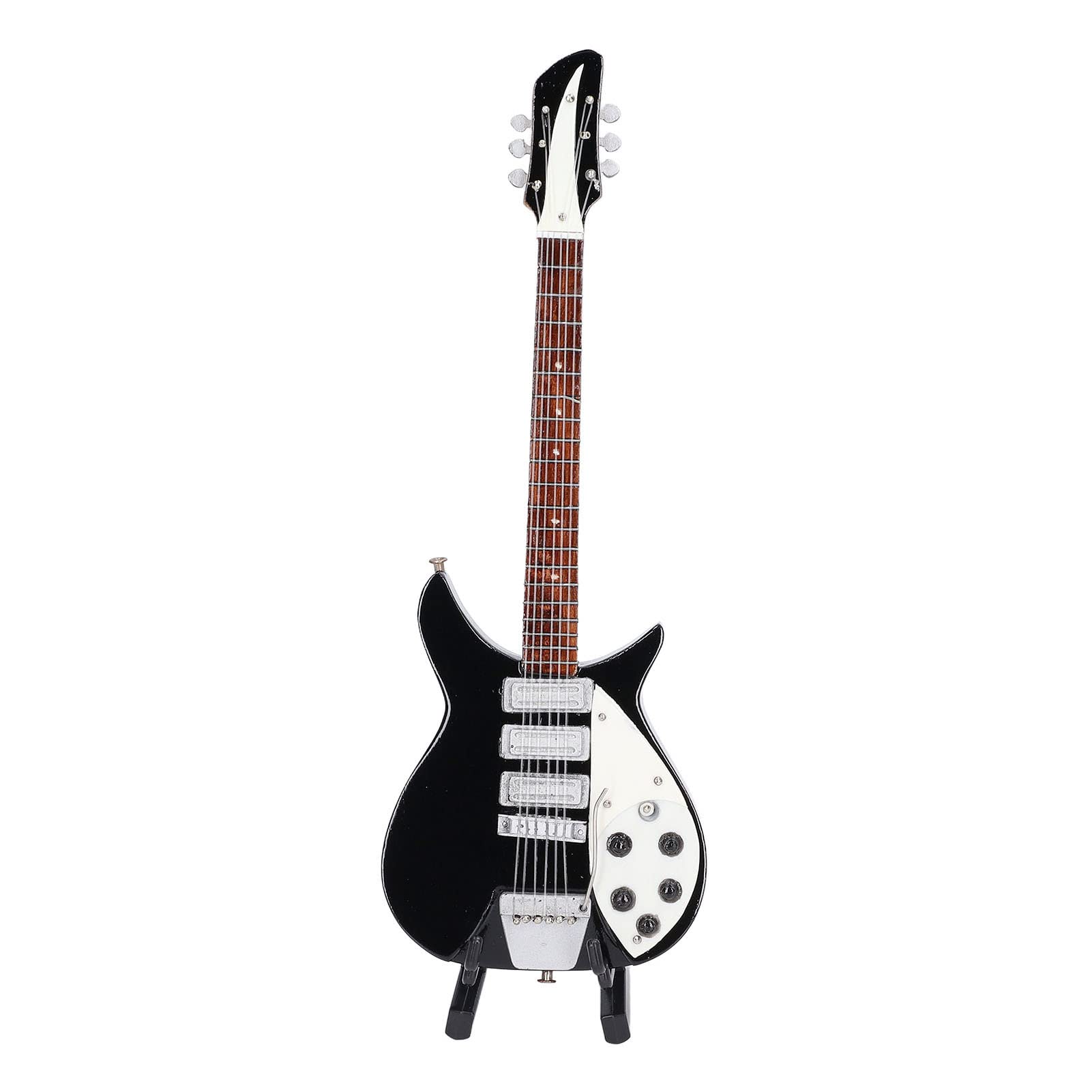 Uxsiya 1:4 Scale Mini Electric Guitar Model - Realistic Collectible Display Piece for Music Lovers | Perfect Gift for Guitar Enthusiasts & Home/Office Decoration