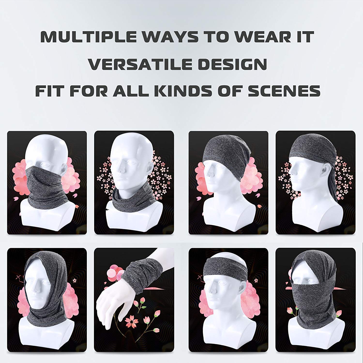 Winter Thermal Neck Warmer & Face Scarf - Cold Weather Balaclava for Skiing, Snowboarding & Outdoor Activities