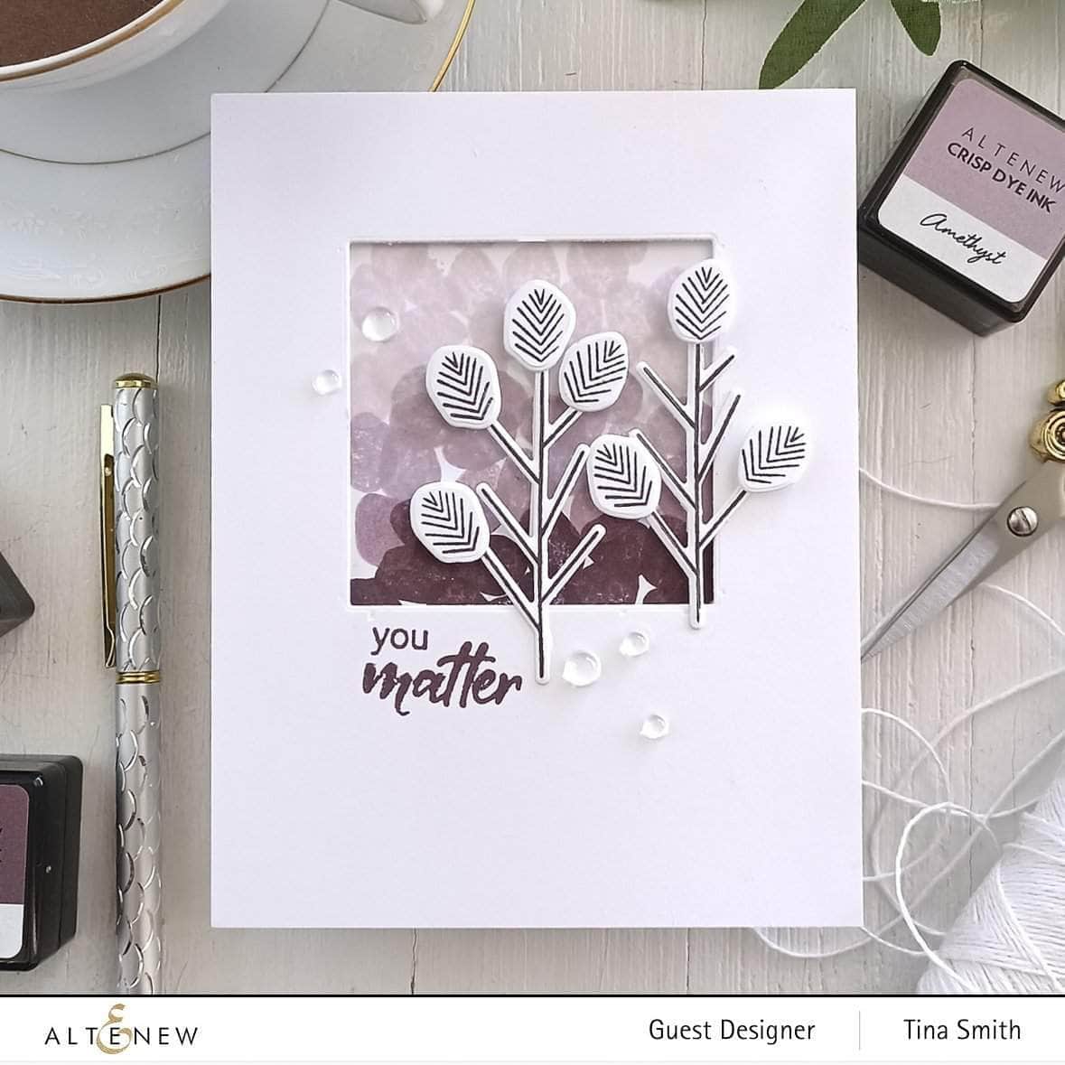 Mini Delight: Tiny Foliage Stamp & Die Set for Card Making, Scrapbooking & DIY Crafts - Perfect for Handmade Greeting Cards, Journals, and Paper Crafting Projects