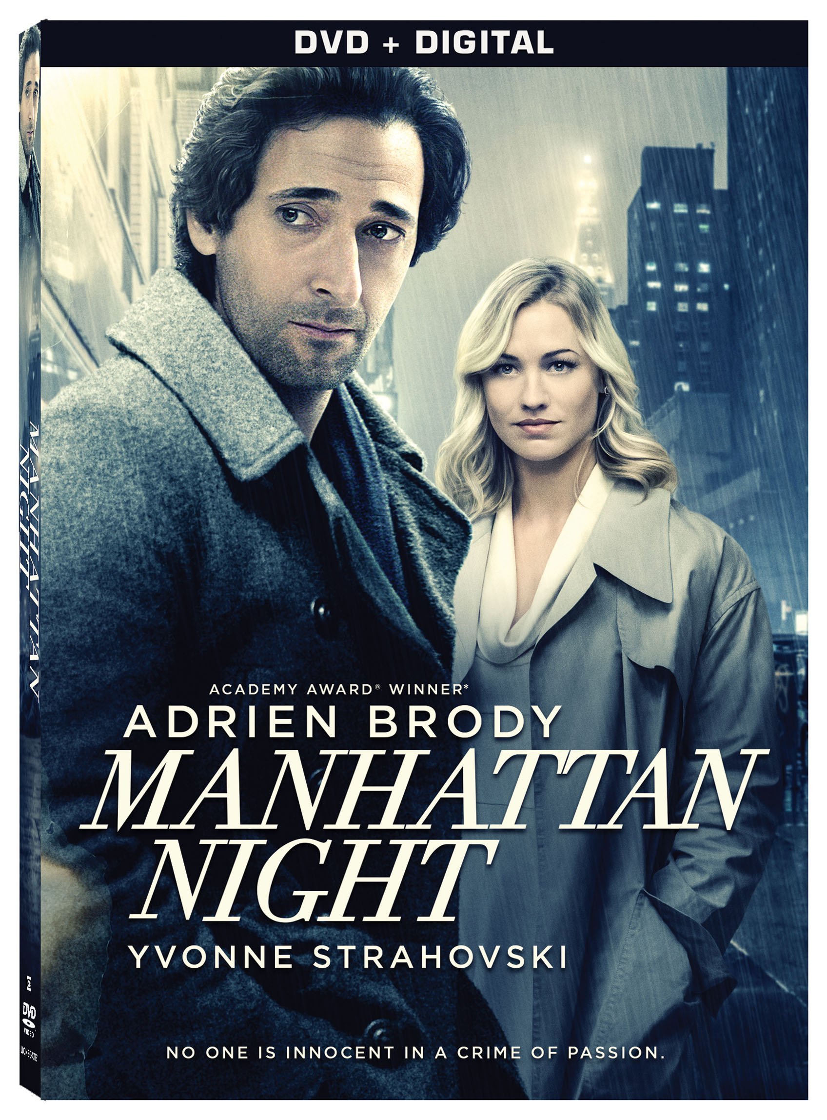 Manhattan Night DVD + Digital - Romantic Thriller Movie for Date Nights & Home Entertainment