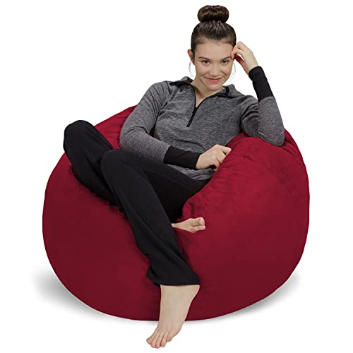 Microsuede - Cherry Red