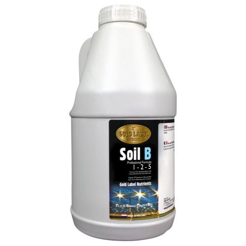Gold Label 733642 Soil B Fertilizer - 4L Liquid Plant Food for Hydroponics, Vegetables & Flowers | Indoor & Outdoor Gardening, Greenhouses, and Commercial Farming