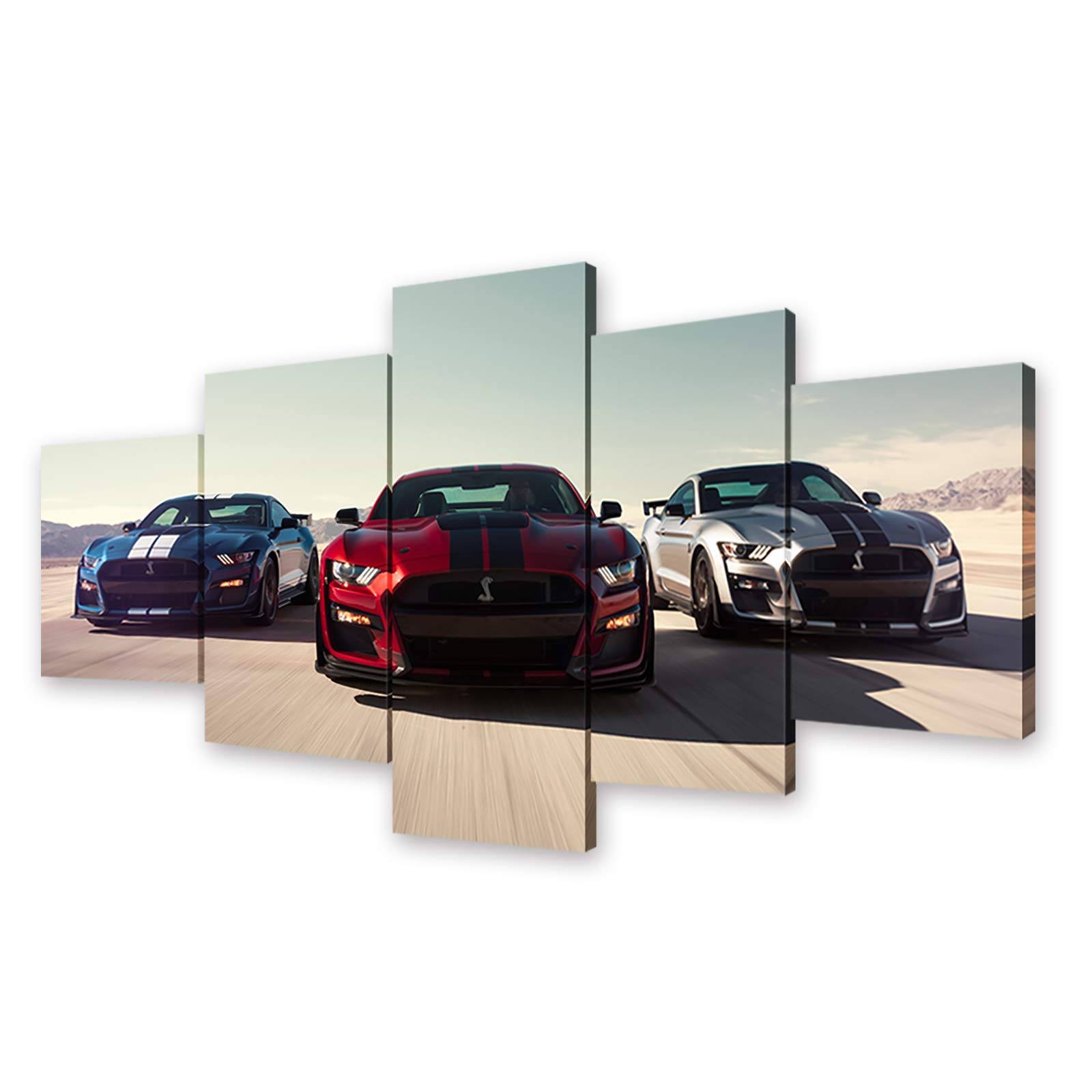 VERIMP American Muscle Sports Car HD Canvas Wall Art - Framed Car Poster for Living Room, Bedroom, Man Cave Decor - Perfect Gift for Car Enthusiasts & Boys Room Decoration