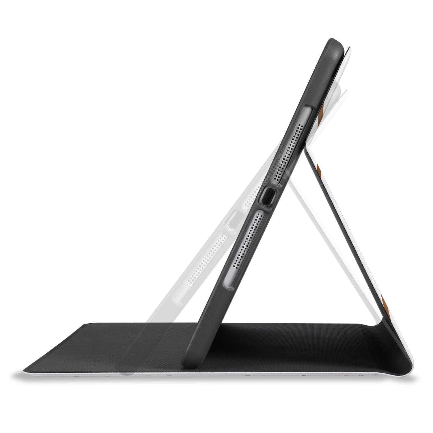 Premium Leather iPad Folio Case - Slim Protective Cover for iPad Pro/Air/Mini with Auto Sleep/Wake | Perfect for Business, Travel & Home Use