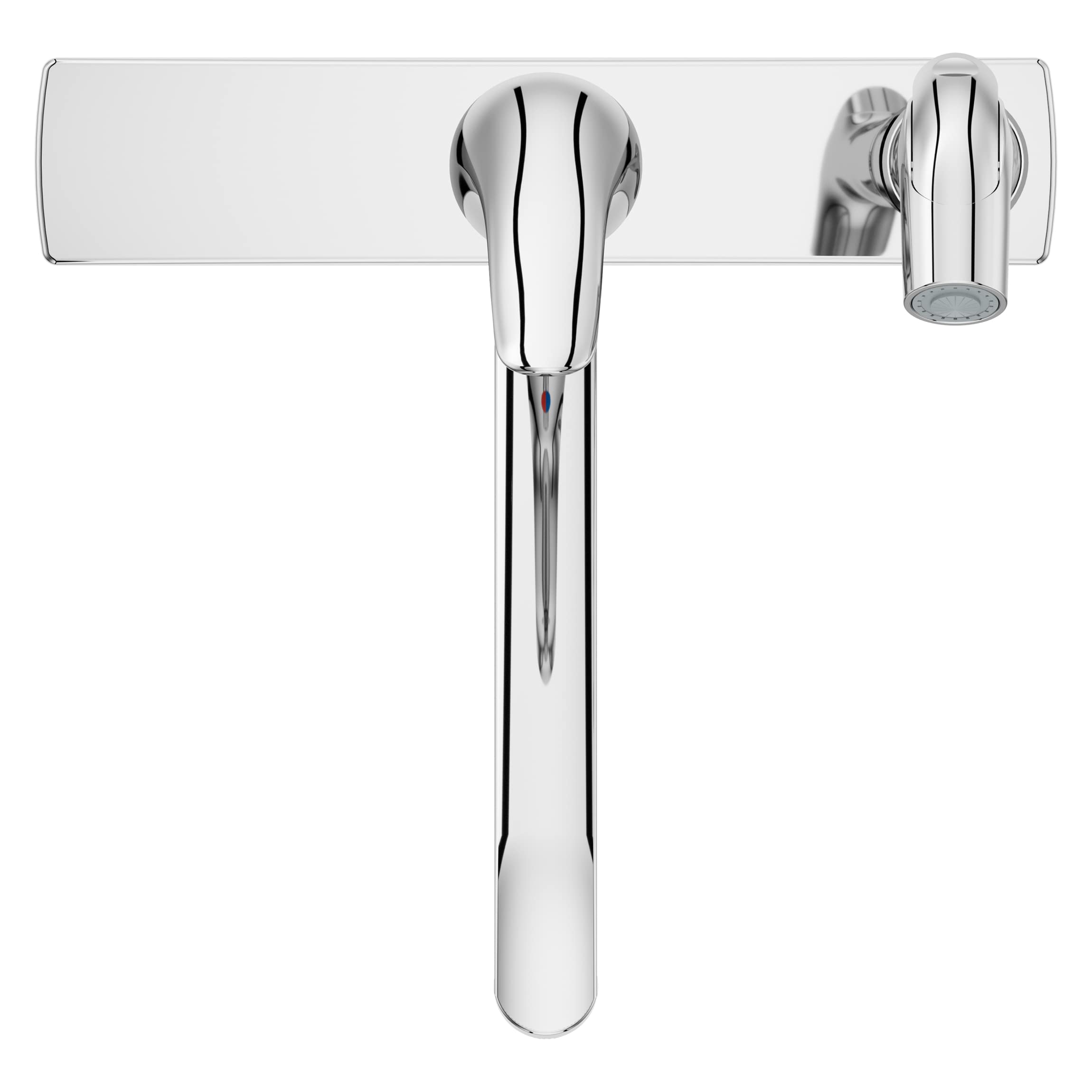 Pfister Pfirst Series Polished Chrome Kitchen Faucet with Swivel Spout & Side Spray - Mid-Arc Single Handle 3-Hole Faucet for Kitchen Sink & Bar Sink - Transitional Home Décor - Perfect for Cooking, Washing Dishes & Entertaining