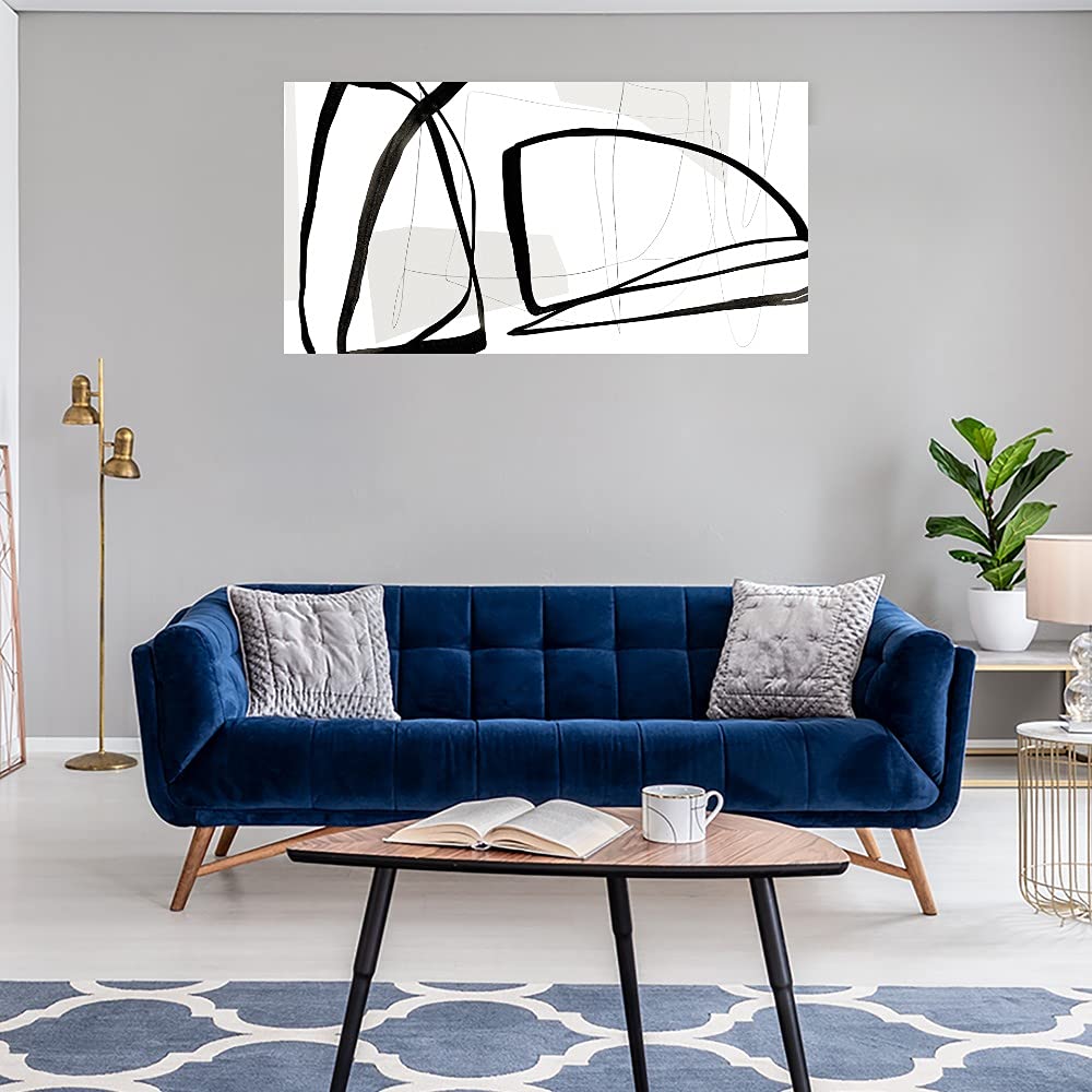 Matka Scout Canvas Wall Art by Maja Gunnarsdottir - 40x21 Inch Ready to Hang Fine Art Painting for Living Room, Bedroom, Office Decor - Scandinavian Inspired Home Décor Perfect for Modern Spaces