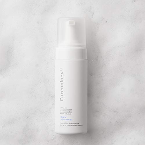 Carenology95 Amino Acid Foam Mousse Cleanser - Oil Control, Pore Minimizing & Deep Moisture Facial Cleanser for Soft Skin (150ml) | Gentle Daily Face Wash for Oily, Combination & Sensitive Skin Types