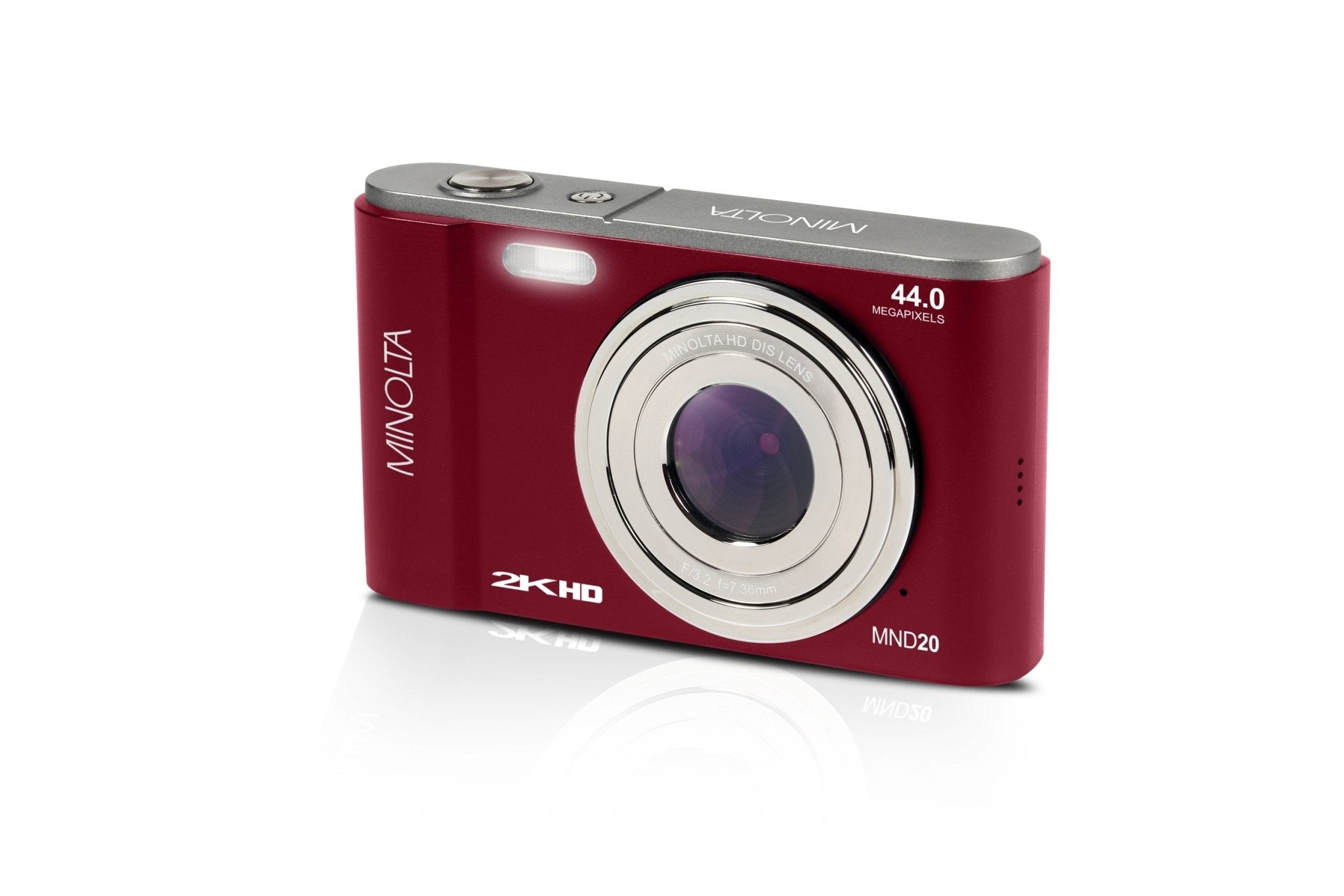 Minolta MND20 44MP 2.7K Quad HD Digital Camera with 3