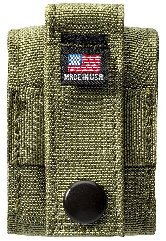 Tactical Pouch & Black Crackle Windproof Lighter Set - Durable Outdoor Gear for Camping, Hiking & Survival Essentials