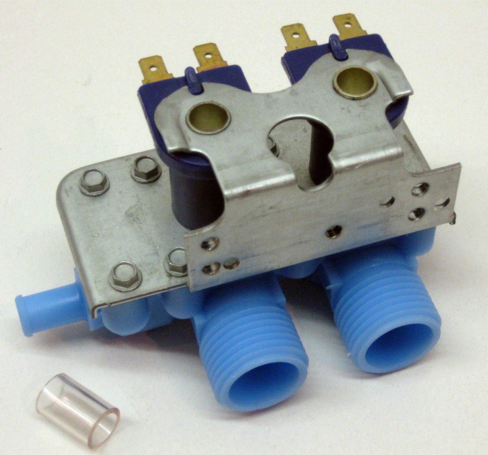 LSLLYPY Universal Water Inlet Solenoid Valve Replacement Part CW151 for Washing Machine & Dryer - Compatible with WH13X81, 358277, 358276, PS270305, AP2618763 - Perfect for Laundry Room Appliance Repair and Maintenance
