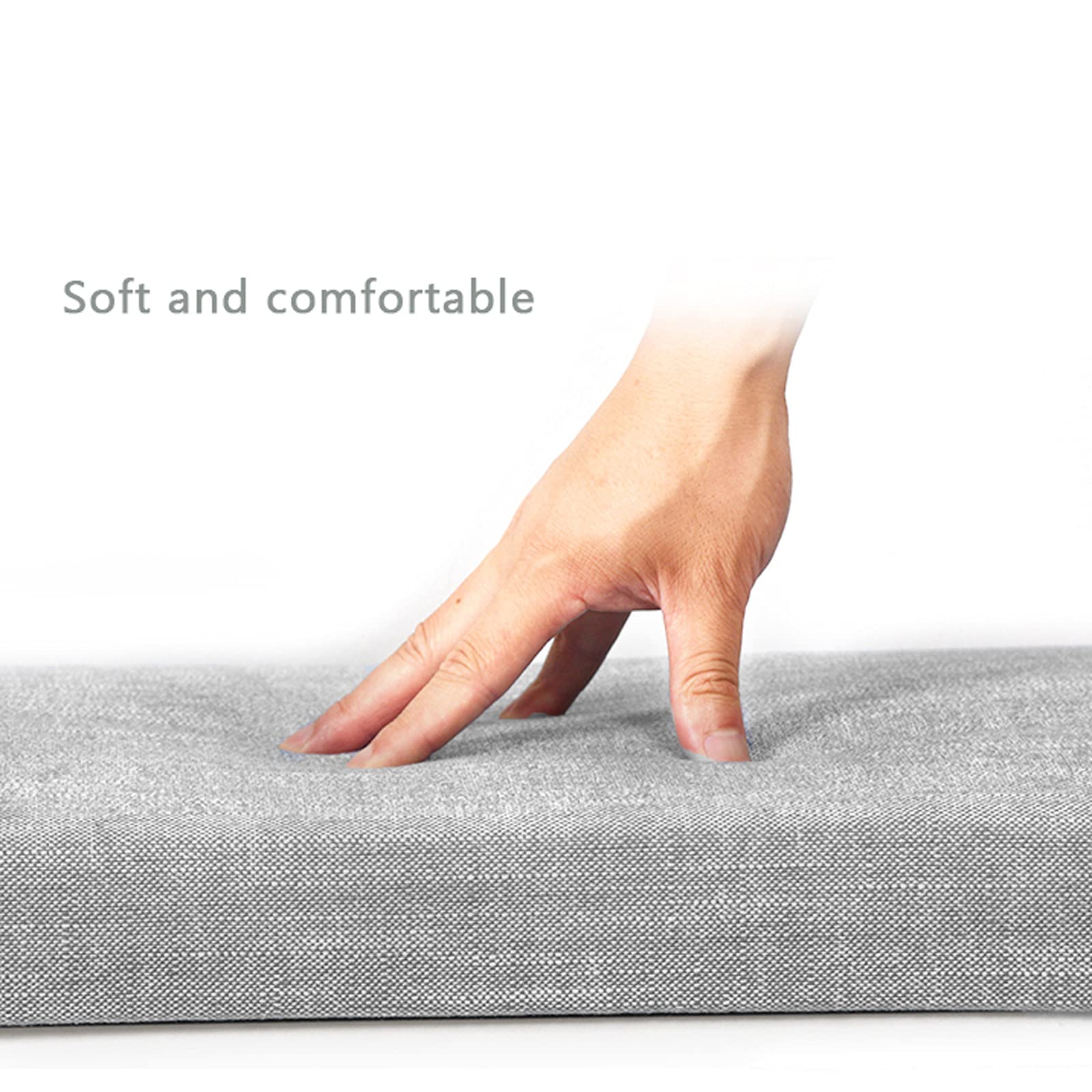 Premium Outdoor & Indoor Patio Garden Bench Cushion - Non-Slip Rectangle Sofa Chair Pad (39