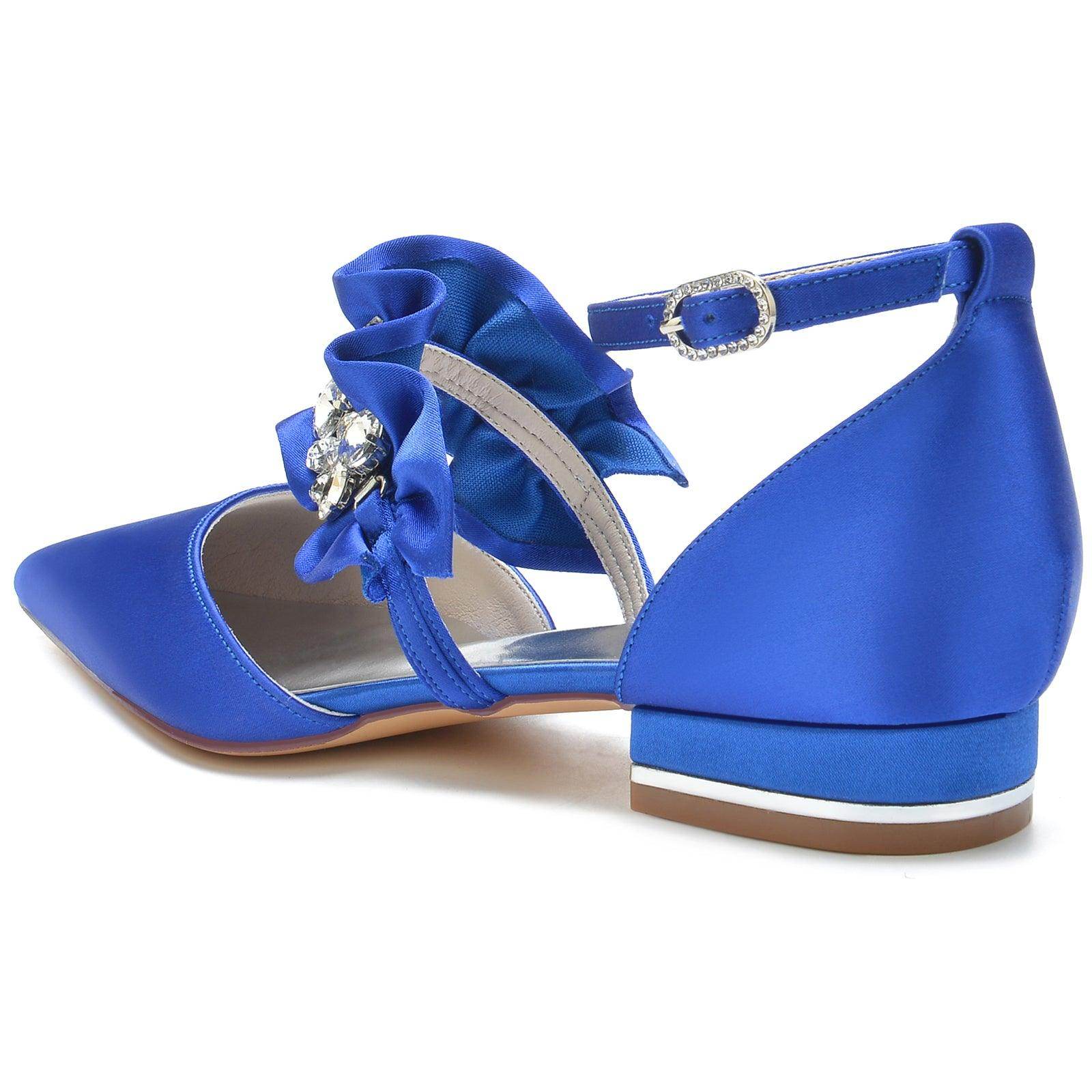 Flat Heel 2.5cm Silk-Like Comfortable Women's Shoes CK0246 - Perfect for Office, Wedding & Casual Wear