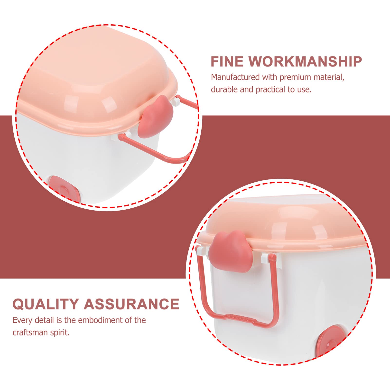 Plastic Storage Box with Wheels & Lid - Cabilock Organizer Bin for Books, Toys & Supplies | Portable Chest Container for Kids Room, Garage & Office Organization