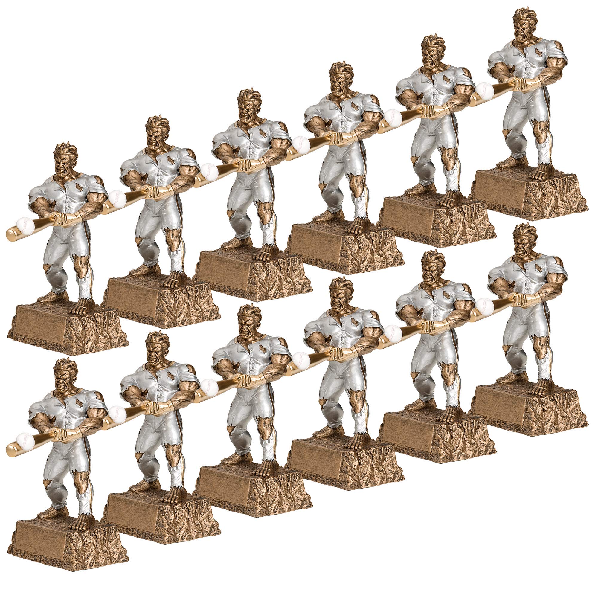 6.75 Inch Tall Baseball Monster Trophy - Hulk Themed Resin Victory Award for Sports Champions | Perfect for Baseball Tournaments, MVP Awards & Sports Memorabilia Collection