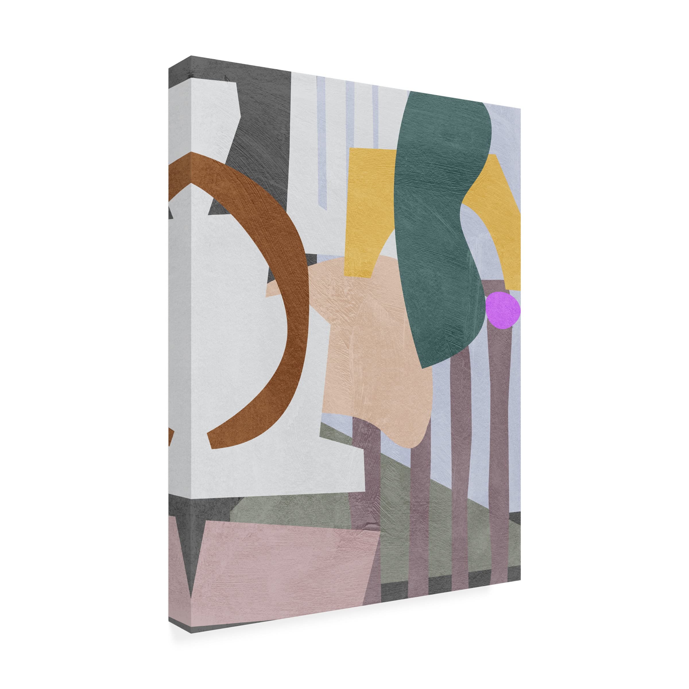 Trademark Fine Art 'City Shades I' Canvas Art Print by Melissa Wang - Modern Urban Wall Decor for Living Room, Bedroom & Office